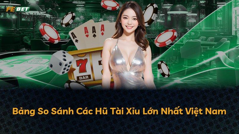 Bảng So Sánh Các Hũ Tài Xỉu Lớn Nhất Việt Nam