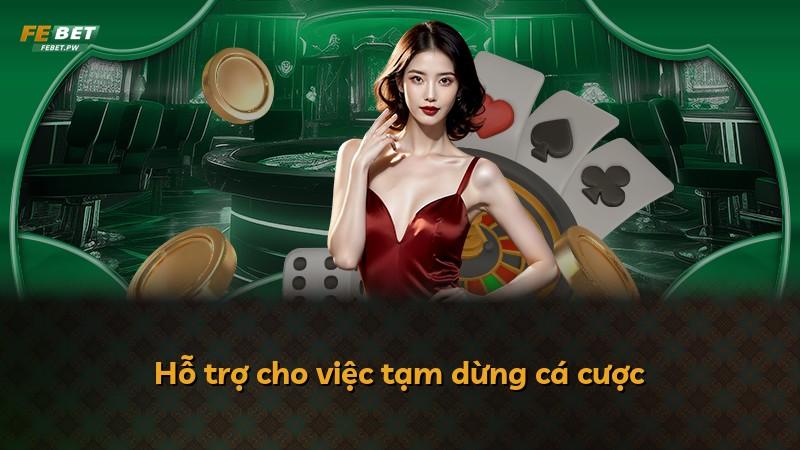 Hỗ trợ cho việc tạm dừng cá cược