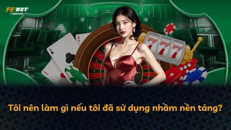 Tôi nên làm gì nếu tôi đã sử dụng nhầm nền tảng?