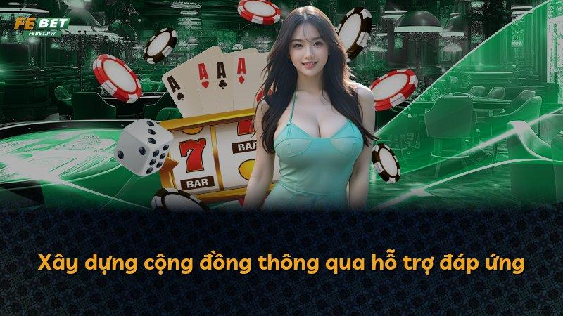 Xây dựng cộng đồng thông qua hỗ trợ đáp ứng